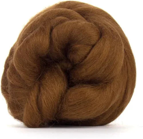 Miniatura 17 de Revolution Fibers Lana Corriedale teñida 8.2 onzas de parte superior de lana peinada de primera calidad 26 micras, 100% lana Corriedale pura