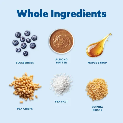 Miniatura 7 de Barras de proteína crujientes Mezcla, barras de proteína veganas y sin gluten, 10g de proteína, alternativa a los bocados de arroz crujientes