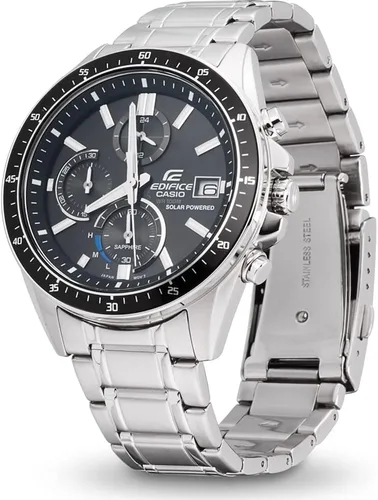 Miniatura 2 de Casio EFS-S510D-1AVUEF - Reloj analógico clásico de cuarzo para hombre con correa de acero inoxidable color plateado plateado Pulsera