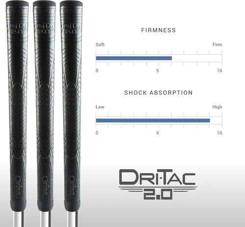 Miniatura 4 de Winn Golf Grips Dri-Tac 2.0 +1/8" - All Weather Non Slip Soft Cushioned Comfort, Shock Absorption & Durable Dry Polymer – Golf Club Handle