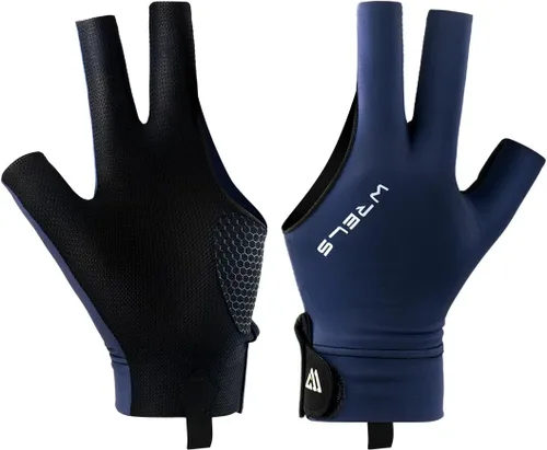 WRELS Guantes de billar para mano izquierda o derecha, 1 guante deportivo de billar para mujeres y hombres