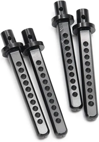 Miniatura 4 de 4 soportes de poste de cuerpo de aluminio para 1/10 RC Crawler Axial SCX10 (negro)