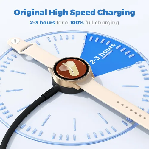Miniatura 5 de Cndons Cargador de reloj inteligente 2 en 1 de 6 pies para Samsung Galaxy Watch Ultra/8/7/6/5/4/3/Active 2/1 (Pro, clásico) y cargador USBC súper