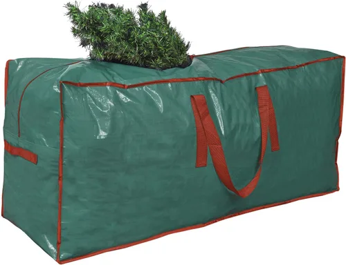 ProPik Bolsa de almacenamiento para árbol de Navidad | Se adapta a árboles desmontados de hasta 7.5 pies | Estuche de almacenamiento de árbol Verde