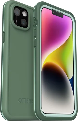 Miniatura 6 de OtterBox FRē Series - Funda impermeable con MagSafe (diseñada por LifeProof) para iPhone 14, color negro