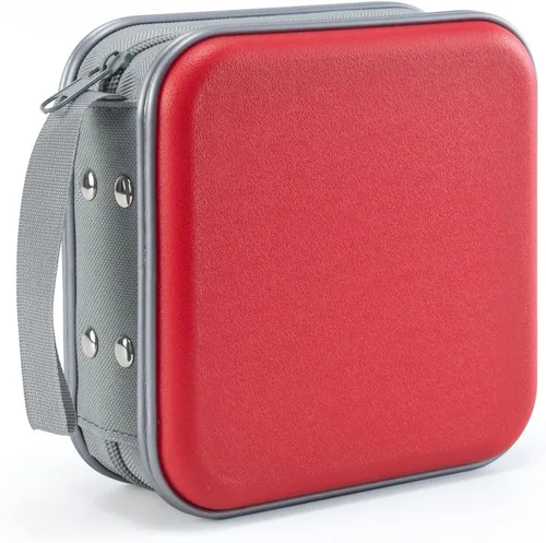 Miniatura 9 de LIOVODE Funda para DVD, estuche portátil para CD de 48 capacidades, almacenamiento de CD de plástico duro, organizador de cartera de DVD para Negro
