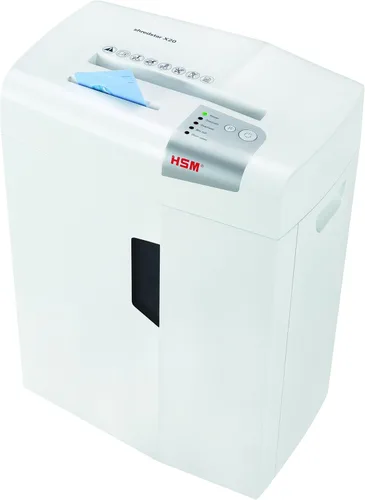 Miniatura 6 de HSM Trituradora de corte transversal Shredstar X20 de América, capacidad de 20 hojas manuales HSM1051W