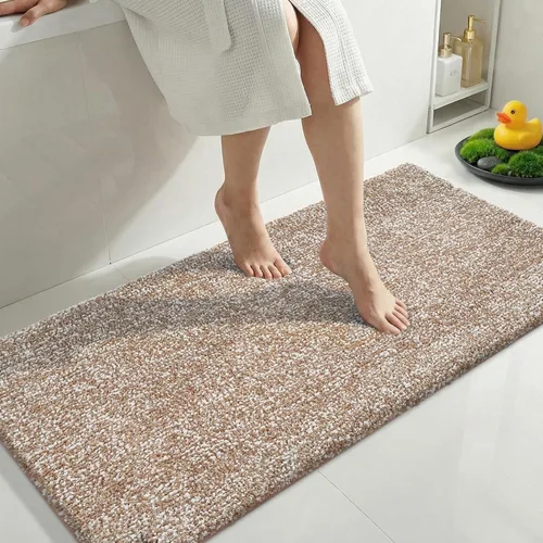 Miniatura 67 de Yimobra Alfombra de baño acolchada antifatiga, antideslizante, lavable, de microfibra suave y densa para lavabo, ducha, pies cansados, cómodo