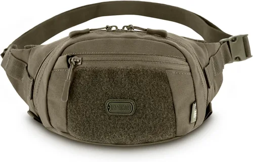 Miniatura 14 de M-Tac Riñonera para hombre - Riñonera pequeña compañera - Cinturón de estilo táctico EDC (negro)