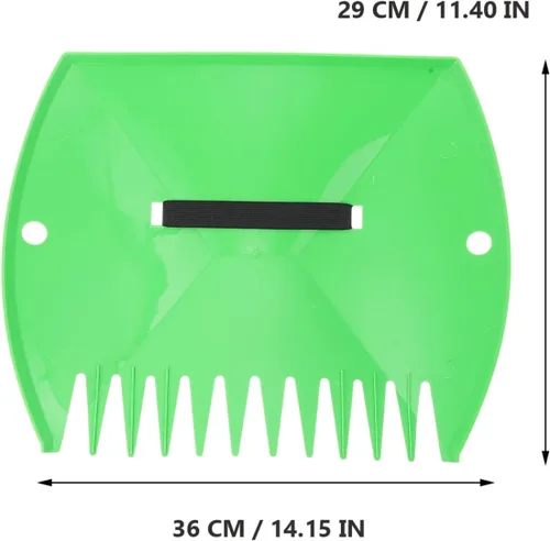 Miniatura 2 de Garden Yard Leaf Scoops Plastic Lawn Rastrillos Hojas Agarrador para Colector Up