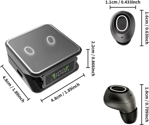Miniatura 6 de Los auriculares invisibles más pequeños inalámbricos Bluetooth pequeños discretos ocultos para pequeños canales auditivos mujeres en el oído mini