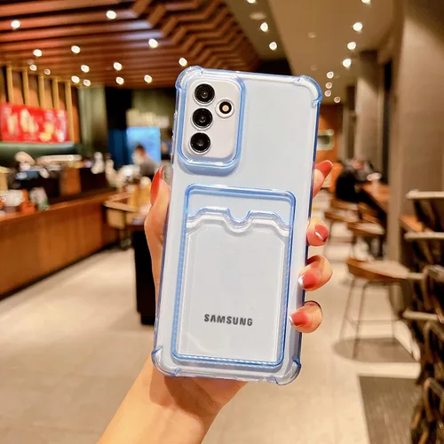 Miniatura 143 de Tuokiou Funda para Samsung Galaxy A14 5G, Fundas Protectoras Transparentes con Ranura para Tarjetas, Funda Cartera de TPU Suave Ajustada Resistente