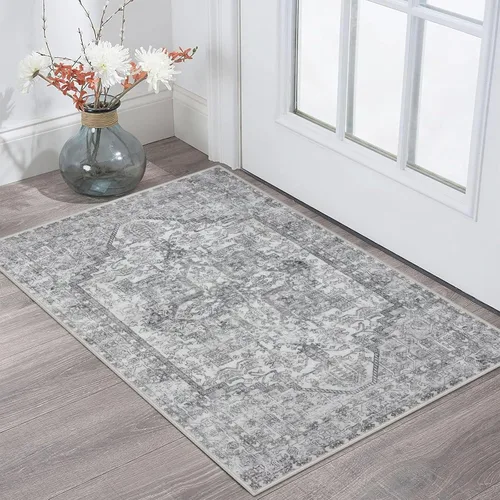 Miniatura 62 de KOZYFLY Alfombra Pequeña de Área 2x3 Pies Alfombras para Entrada Lavable Boho Alfombra de Entrada Antideslizante Tapete de Puerta Interior Entrada