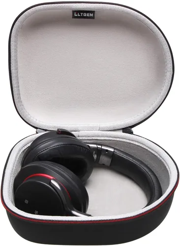 Funda para auriculares compatible con JBL, Beats, Sony, Soundcore Anker, Raycon, TOZO, SteelSeries, Logitech, Jabra, Bose, Audio-Technica, Negro+Gris