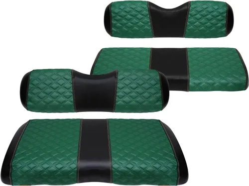 Miniatura 29 de Fundas de asiento de carrito de golf, delanteras y traseras, impermeables y resistentes al sol, de piel de vinilo de grado marino, accesorios