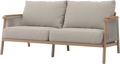 Miniatura 12 de Acanva Moderno sofá de aluminio para todo tipo de clima para patio al aire libre con cojines gruesos, tela de olefina, muebles de patio trasero