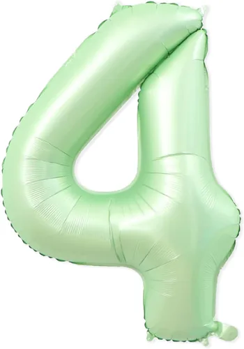 Miniatura 19 de Globos gigantes de papel de aluminio con el número 11, globos de aluminio de color verde claro de 40 pulgadas, globos gigantes de helio número 11