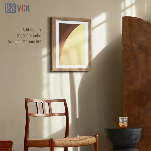 Miniatura 302 de VCK Marcos para póster de madera maciza de 22.375 x 34 pulgadas, marco de fotos A1 negro con montaje en pared, paquete de 3