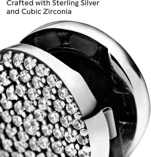 Miniatura 3 de PANDORA Joyas Reflexions Clip redondo con circonita cúbica Regalo para ella
