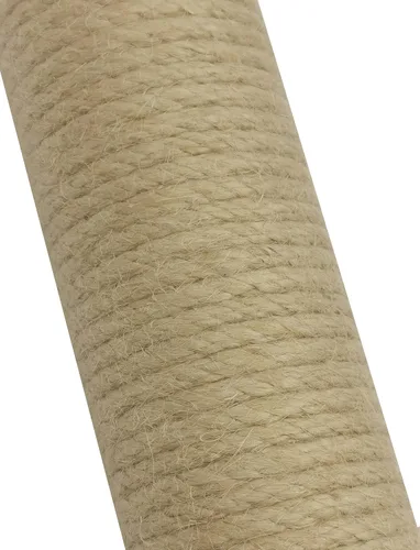 Miniatura 8 de Poste rascador de madera natural de 24 pulgadas para rascador de gato, pieza de repuesto para rascador de escalada en torre, grande, 3.54 pulgadas