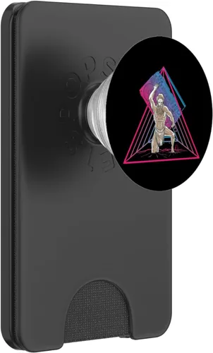 Miniatura 8 de Ghettoblaster God Aesthetic Geometry Synthwave Vaporwave PopSockets Adhesive PopGrip