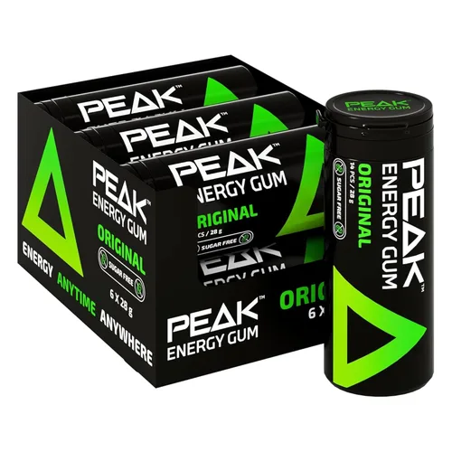 Miniatura 11 de Peak Energy Gum Caffeinated Chewing Gum - Sugar Free With B Vitamins B3 B5 B6 B12 for Focus and Performance - Caffeinated Energy Boost - Natural