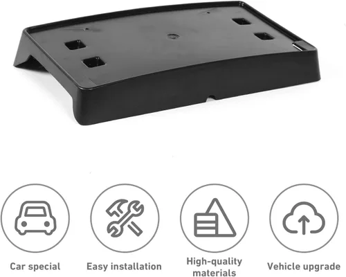 Miniatura 7 de Soporte de matrícula frontal Portamatrícula compatible con Jeep Wrangler JL JLU JT 2018-2024