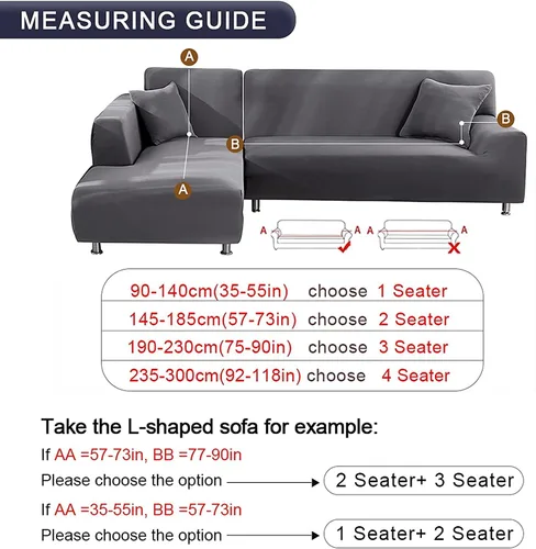 Miniatura 5 de IMYOGI Fundas elásticas para sofá de alta elasticidad, elegante funda de sofá de color sólido con parte inferior elástica, protector de muebles