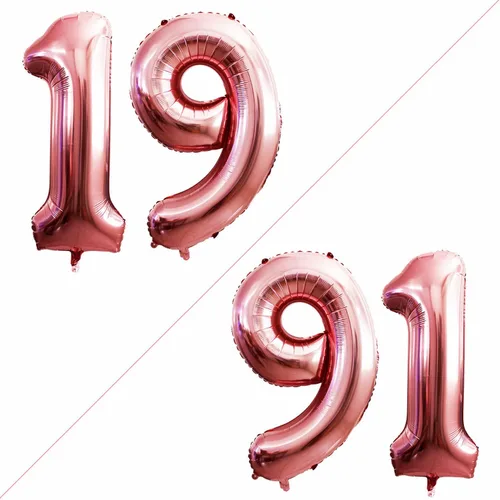 Miniatura 264 de Goer, conjunto de globos de papel aluminio para decoraciones de cumpleaños, globos de las letras de feliz cumpleaños y de números Oro