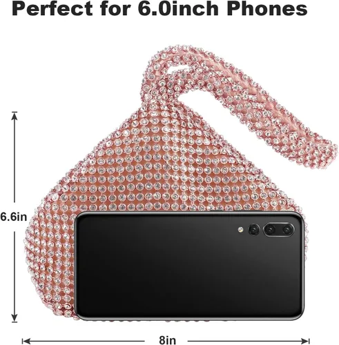 Miniatura 2 de Bolso de mano para mujer, diseño triangular, para boda, fiesta