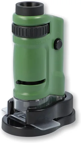 Miniatura 9 de Carson MicroBrite - Microscopio de bolsillo con luz LED 20x-40x para aprender, educar y explorar, juego de 6 (MM-24MU)
