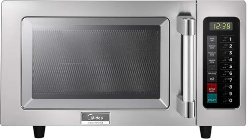 Miniatura 10 de Midea Equipment 1034N0A - Horno de microondas comercial para encimera con dial, 1000 W, acero inoxidable, 1.2 pies cúbicos