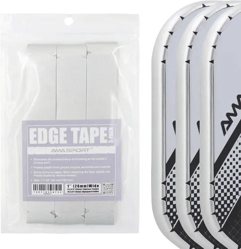 Miniatura 47 de PICKLETECH Cinta de protección de pala de pickleball – Protector de borde de cabeza de paleta – Cinta de protección de borde de raqueta ajuste
