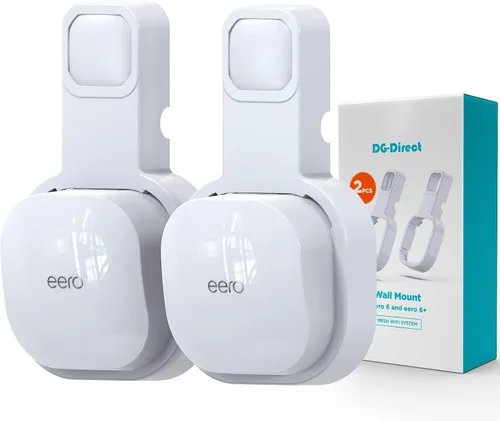 Miniatura 9 de DG-Direct Soporte de montaje en pared para eero 6 y eero 6+ Router Mesh Wi-Fi System, sin cables desordenados, soporte de montaje de pared para eero