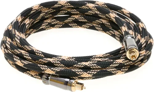 Miniatura 11 de Cables Direct Online Cable de audio óptico Toslink de alta fidelidad de 1.5 pies, cable de fibra óptica digital de alta fidelidad para cine en casa