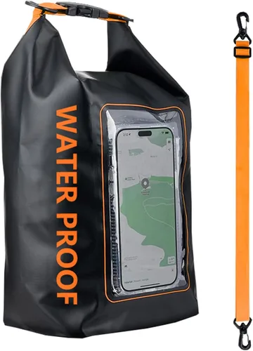 Miniatura 17 de Bolsa impermeable 2 en 1 para acampar al aire libre, playa, bolsa a prueba de arena, mochila impermeable para teléfono celular, accesorios
