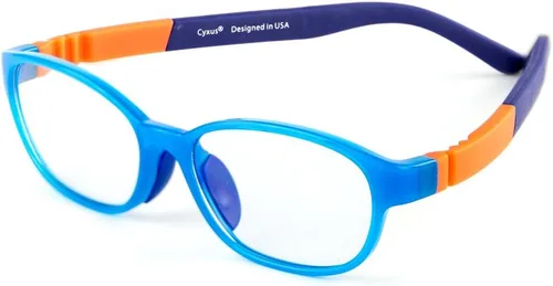 Miniatura 8 de Cyxus Gafas de bloqueo de luz azul para niños, juego de computadora, bisagras de resorte, anteojos para niños y niñas de 6 a 15 años