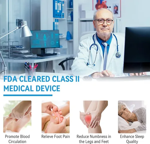 Miniatura 4 de OSITO Estimulador de circulación de pies, mejora la circulación del pie, masajeador de pies EMS y máquina de terapia corporal, alivia el dolor