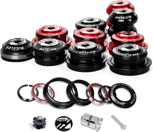 Miniatura 8 de BUCKLOS 1-1/8 Auriculares de Bicicleta MTB Sin Rosca 34 44 44-50.6 44-55 44-56 41.8-52mm, Caja de Dirección con Rodamientos Sellados Dobles