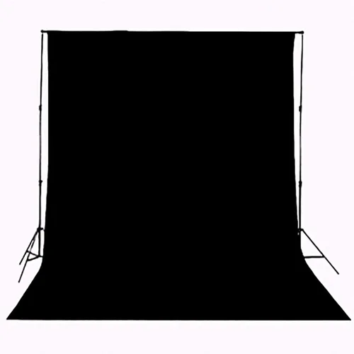 Telón de fondo negro para fotografía, fondo de tela duradera, telón de fondo para fotos, estudio de fotografía de video (5 x 7 pies, negro)