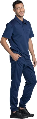 Miniatura 4 de Workwear Revolution Men Scrubs Top Polo WW615