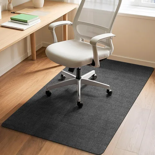 Miniatura 11 de Alfombrilla para silla de oficina para suelo de madera dura y baldosas, alfombrilla para silla de computadora, protector de piso antideslizante