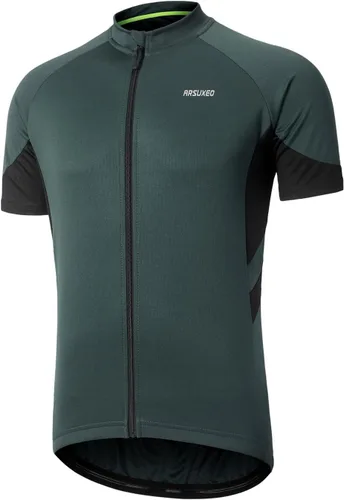 Miniatura 24 de ARSUXEO Camiseta de ciclismo de manga corta para hombre 636