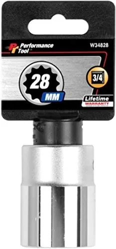 Miniatura 18 de Performance Tool W34855 - Llave de vaso estándar de 12 cantos de 3/4" 55mm