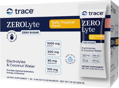 Miniatura 10 de Trace Minerals ZeroLyte Sabor a Sandía Salada - Mezcla de Bebida Electrolitos Libre de Azúcar - Apoya la Hidratación, Energía, Resistencia - Sal