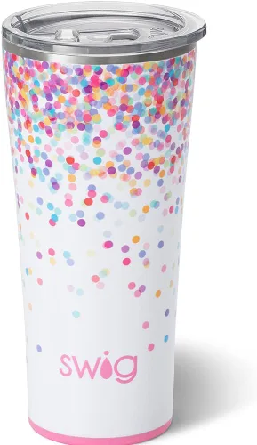 Miniatura 44 de Swig Life - Vaso aislante de 22 onzas, vaso de viaje para café con tapa, taza de café para viaje compatible con portavasos, de acero inoxidable