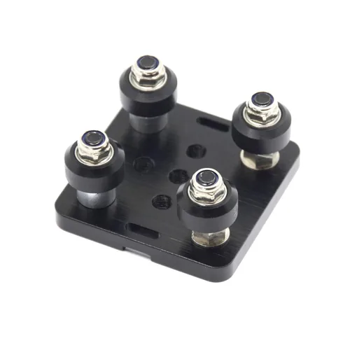 Miniatura 3 de Pequeña Rueda en V con Placa para Perfil de Aluminio 2020 para CNC y Impresora 3D