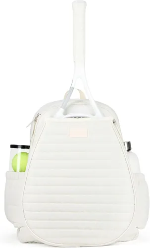 Miniatura 10 de Ame & Lulu Game On - Mochila de tenis, contiene correas acolchadas y ajustables, dos bolsillos exteriores para botellas de agua