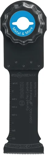 Miniatura 4 de Bosch OSM114CC 1-1/4 pulg. StarlockMax® Oscilación Multiherramienta Curva-Tec Carburo Extremo Hoja de Inmersión Curvada