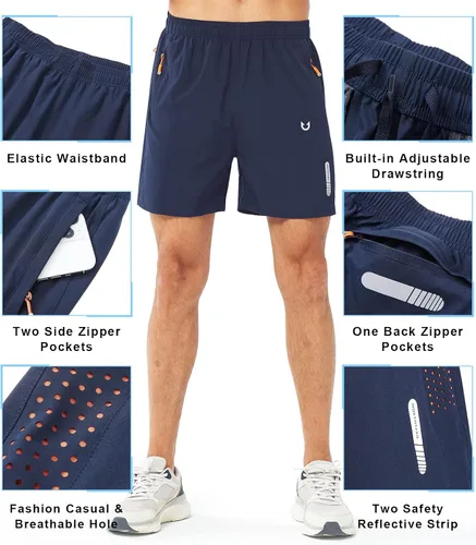 Miniatura 3 de NORTHYARD - Pantalones cortos deportivos para correr para hombres, ligeros, de secado rápido, 7, 5 o 9 pulgadas, para senderismo, deportes, gimnasio